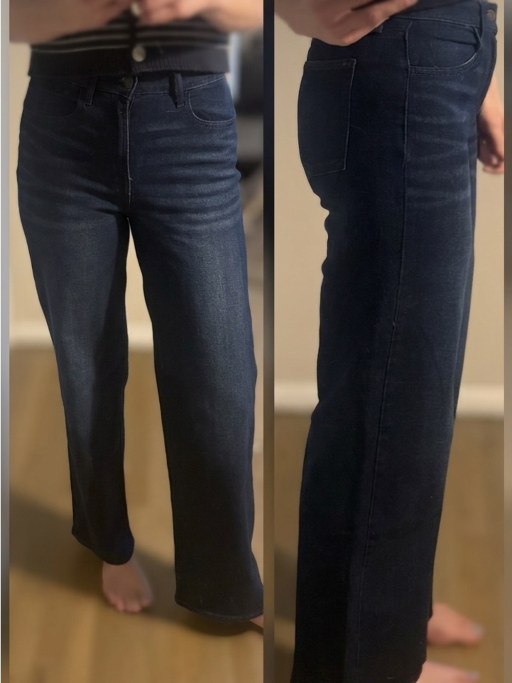 Old Navy Wow Wide Leg Jeans - Picture 4 of 7